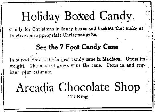 Wisconsin State Journal toy ads: 1920s